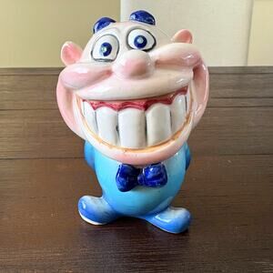 60's Kreiss Psycho Ceramic WHO NEEDS EXPERIENCE I'M A COLLEGE GRADUATE figurine